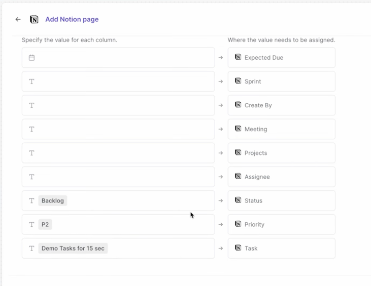 Set up the recurring task in Notion.