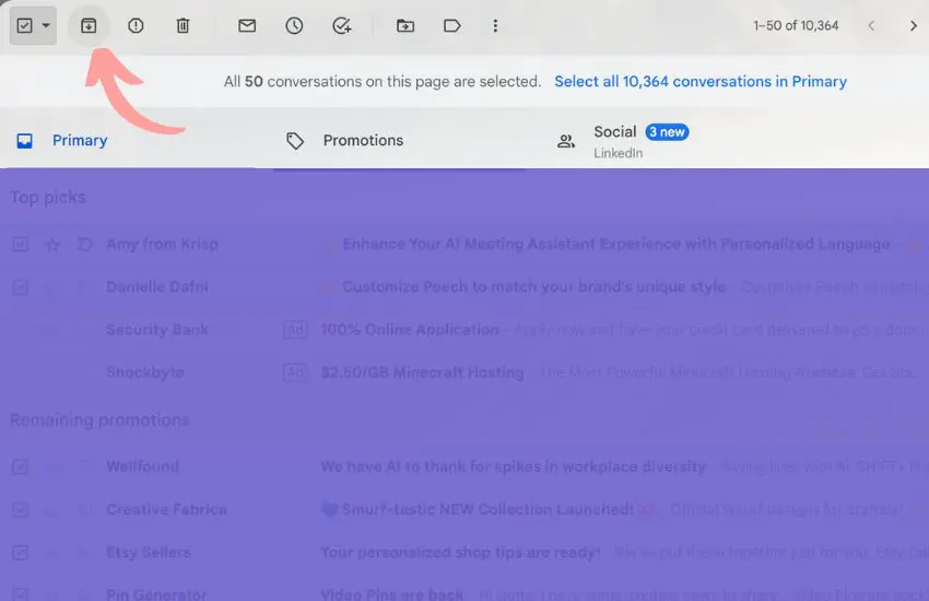 How to block emails on Gmail