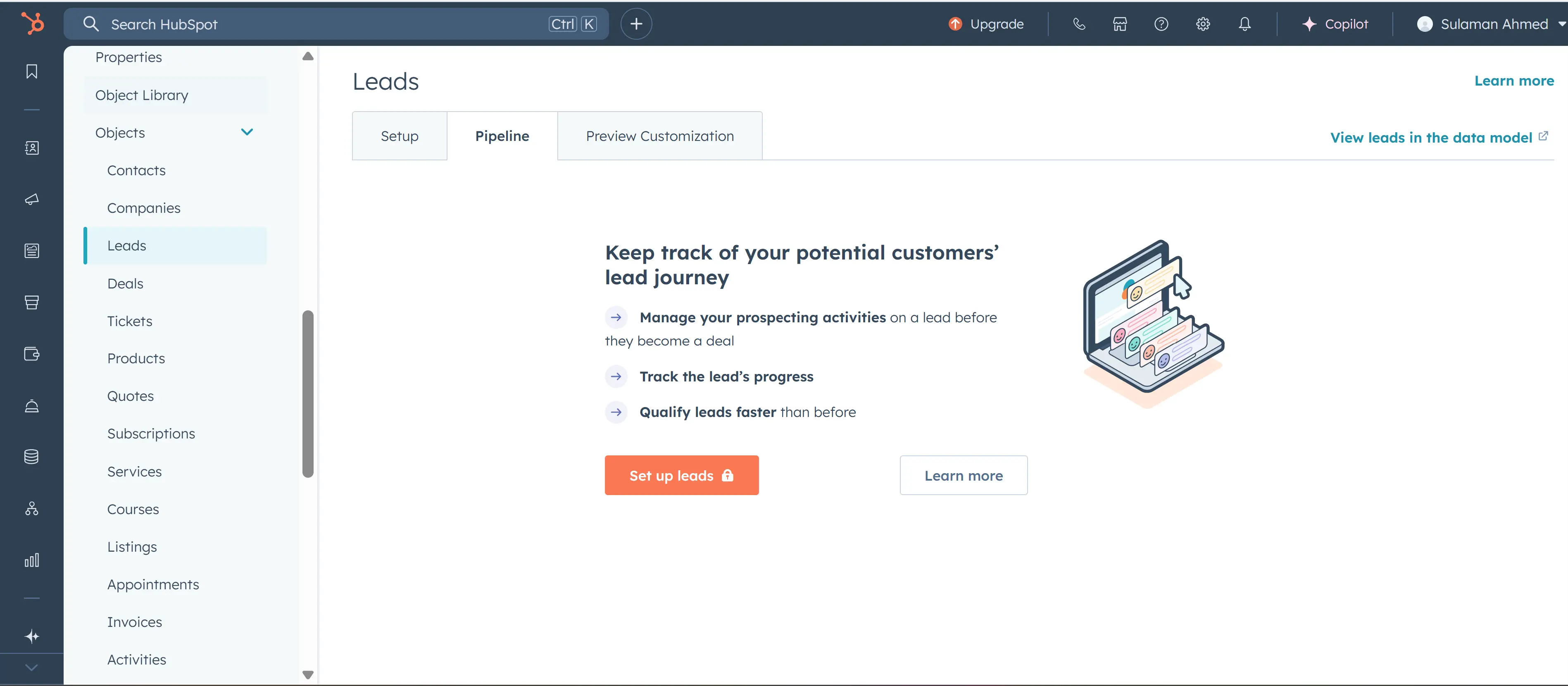 Set up a HubSpot pipeline