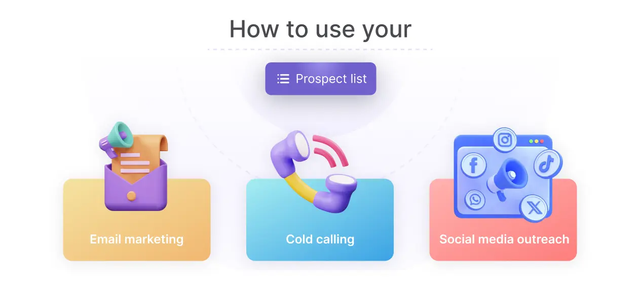 how to build a prospect list - 3 ways you can use your prospecting list