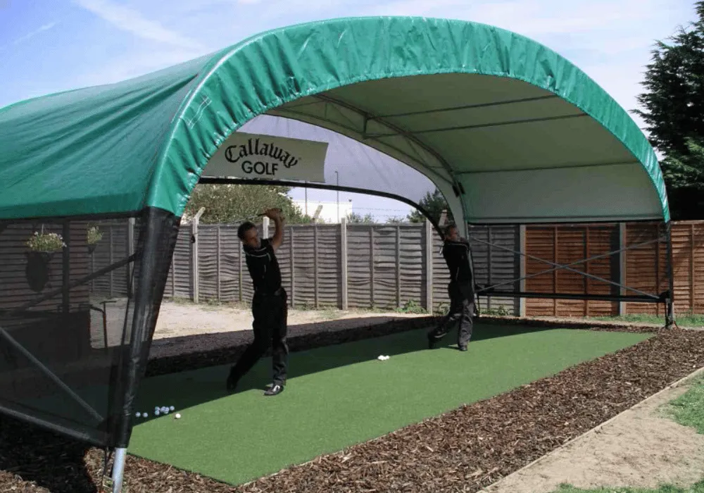 Callaway Backyard Driving Range: Set Da Gioco Per Pratica Golf In Giardino Con Aste E Palline