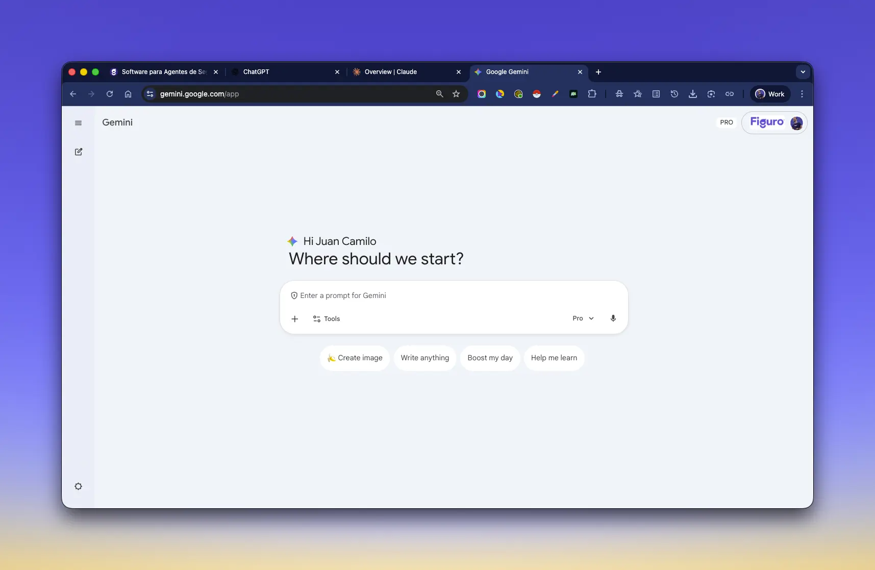 pantallazo de gemini como parte de nuestro top de aplicaciones ia para agentes de seguros