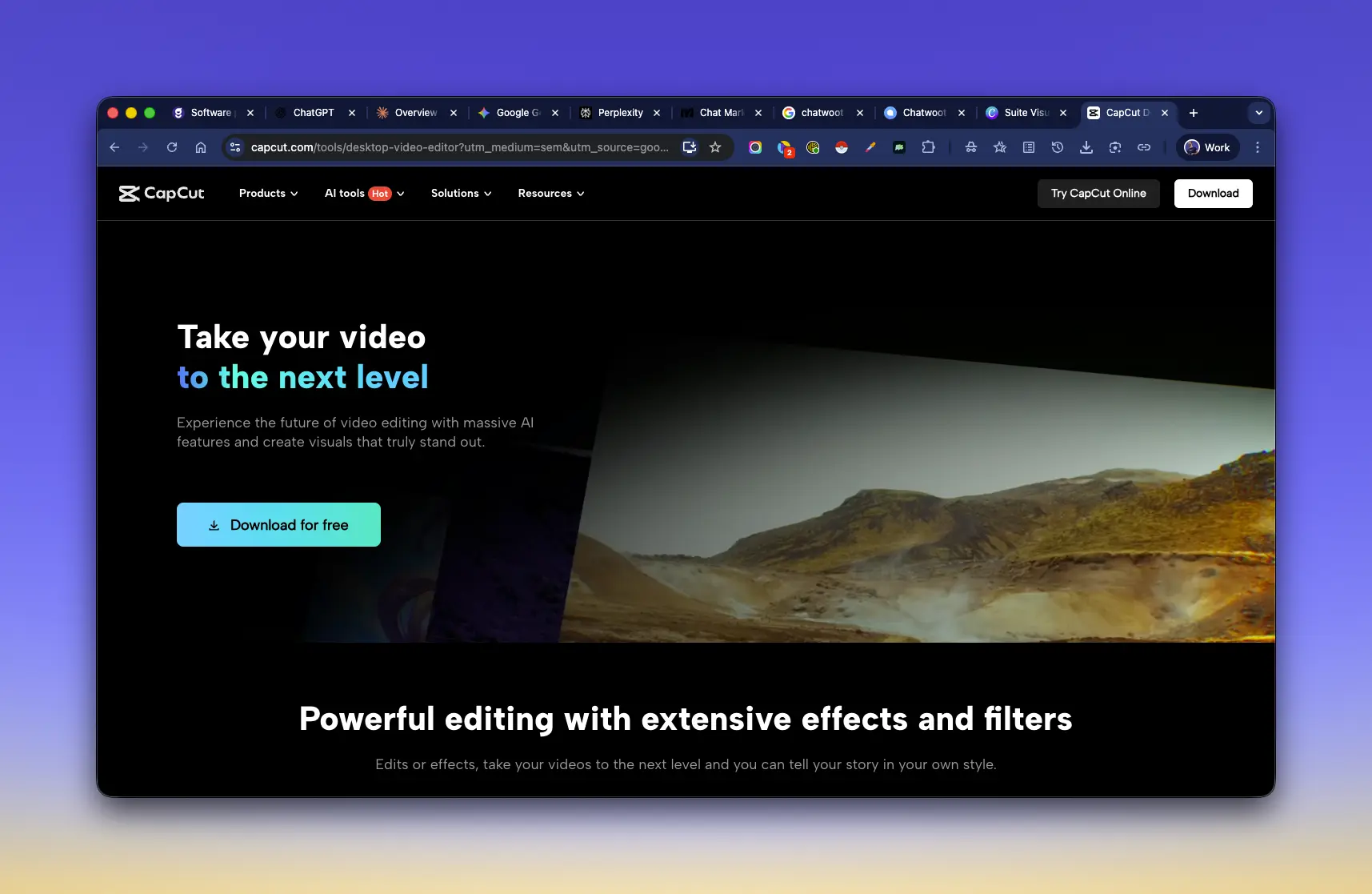 pantallazo de capcut como parte de nuestro top de aplicaciones ia para agentes de seguros