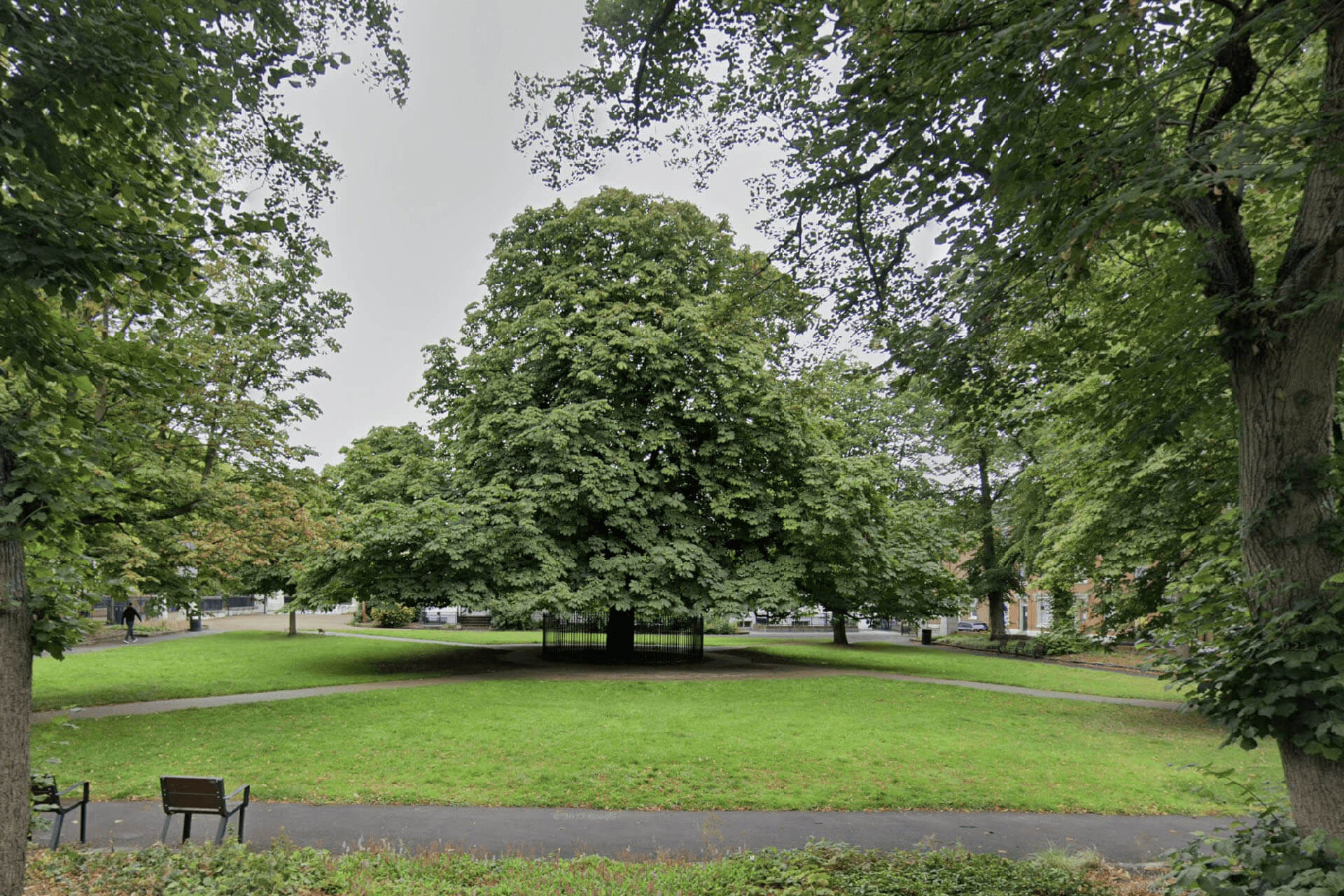 A photo of Museum Square park in Leicester