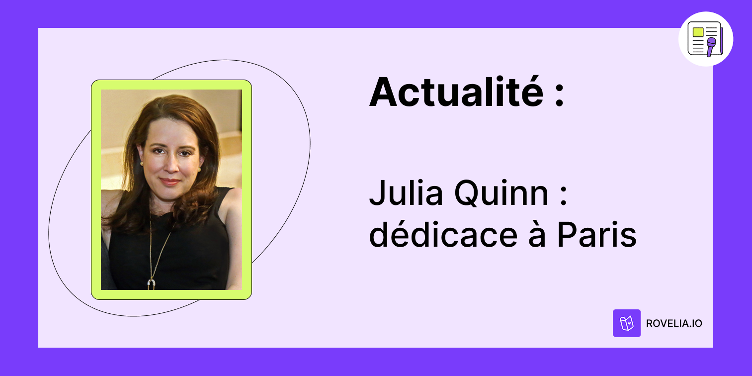 Julia Quinn dédicace à Paris pour Bridgerton