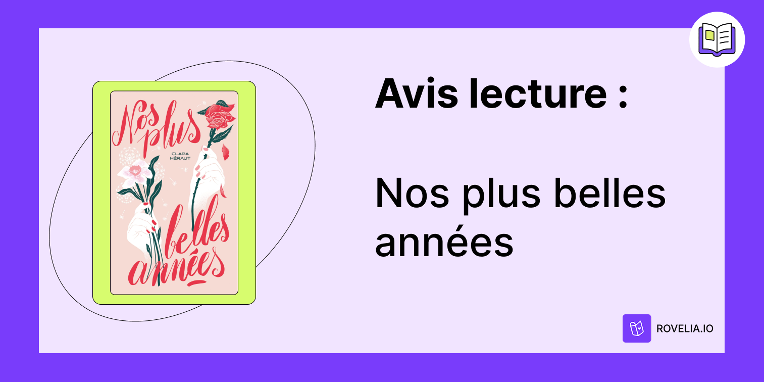 couverture roman Nos plus belles années de Clara Hérault