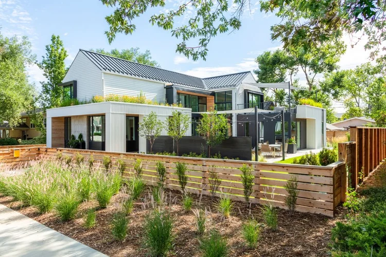 Commercial landscape design on Lincoln Avenue by Green Landscape Solutions in Boulder, Colorado