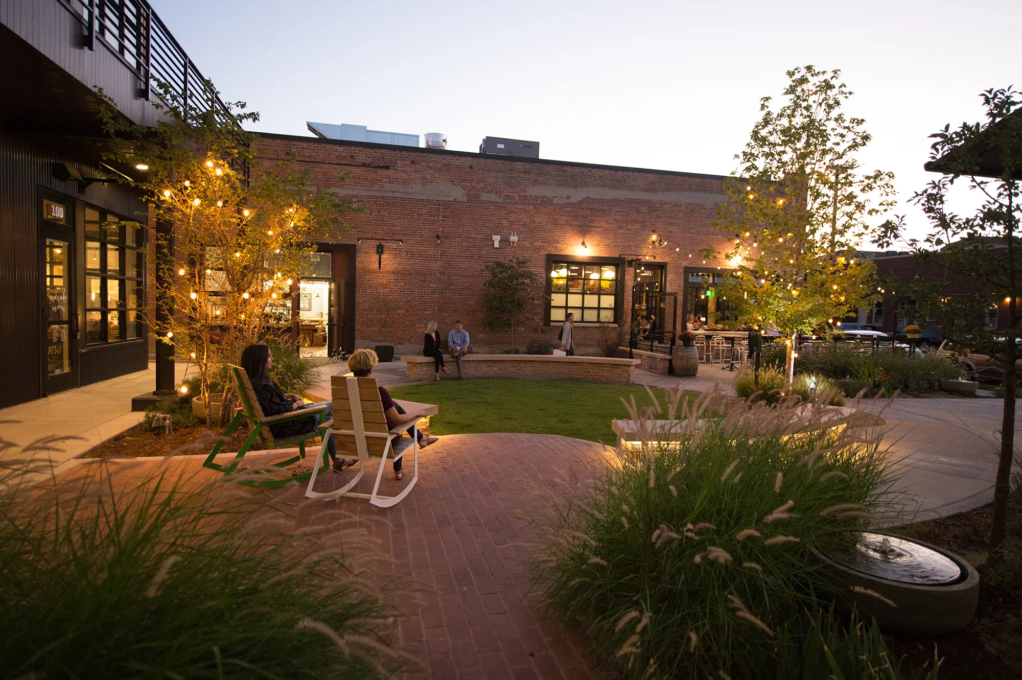 Award-winning commercial landscape design by Green Landscape Solutions in Boulder, Colorado