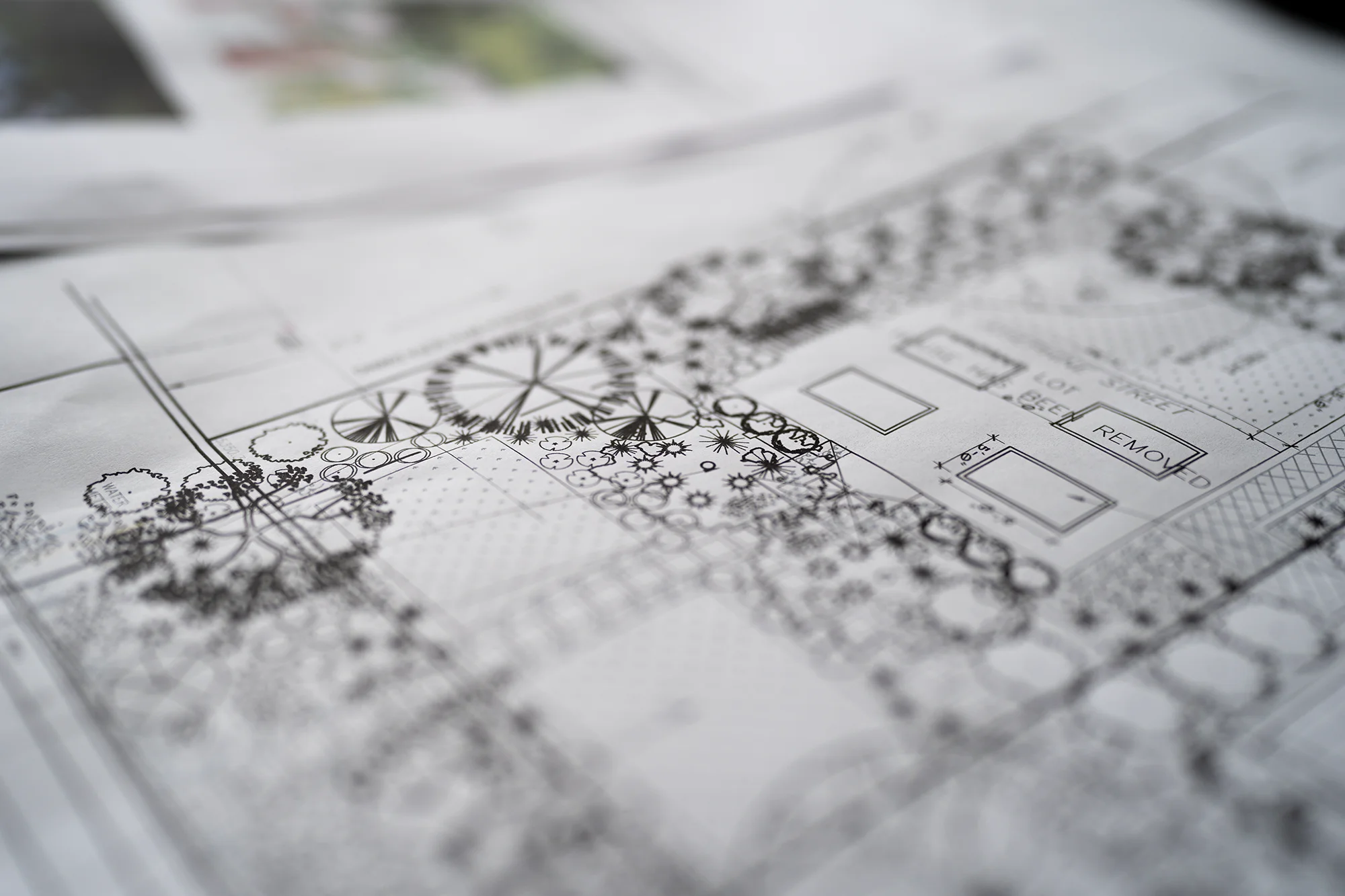Documents associated with a landscape design by Ivy Street Design in Colorado
