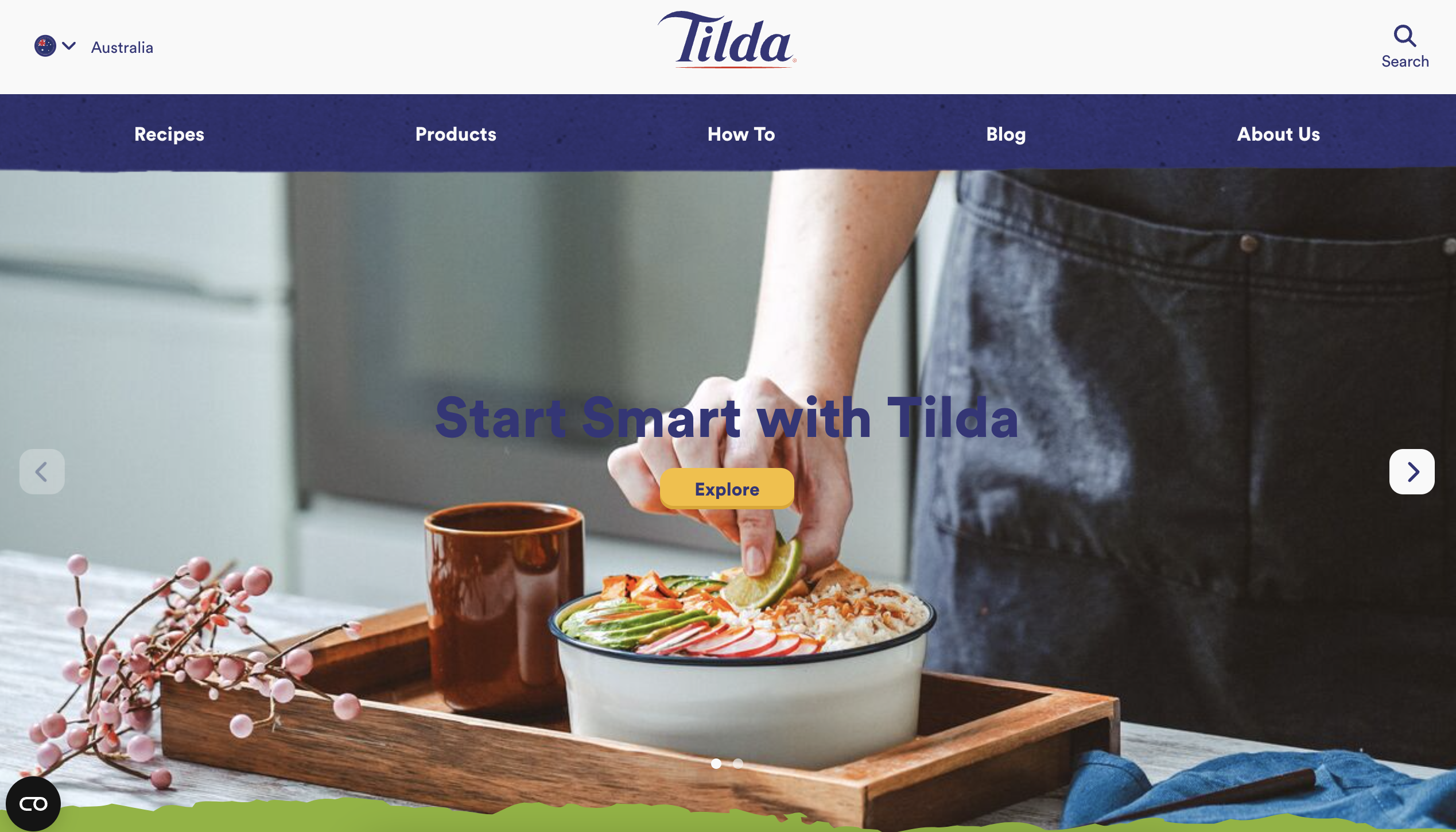 Tilda pure basmati rice | low glycaemic index rice in Au