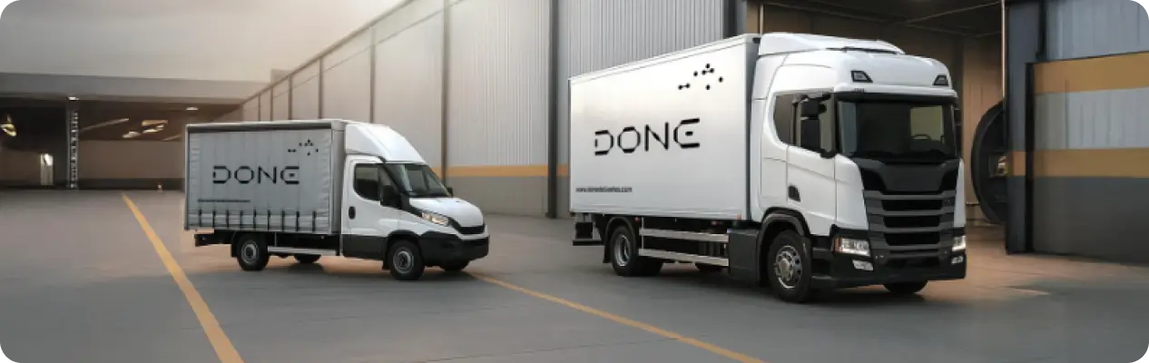 Cars for international freight forwarding
