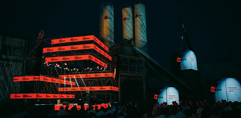 Deschiderea fabricii K1 Beton - Организатор Media Show Grup