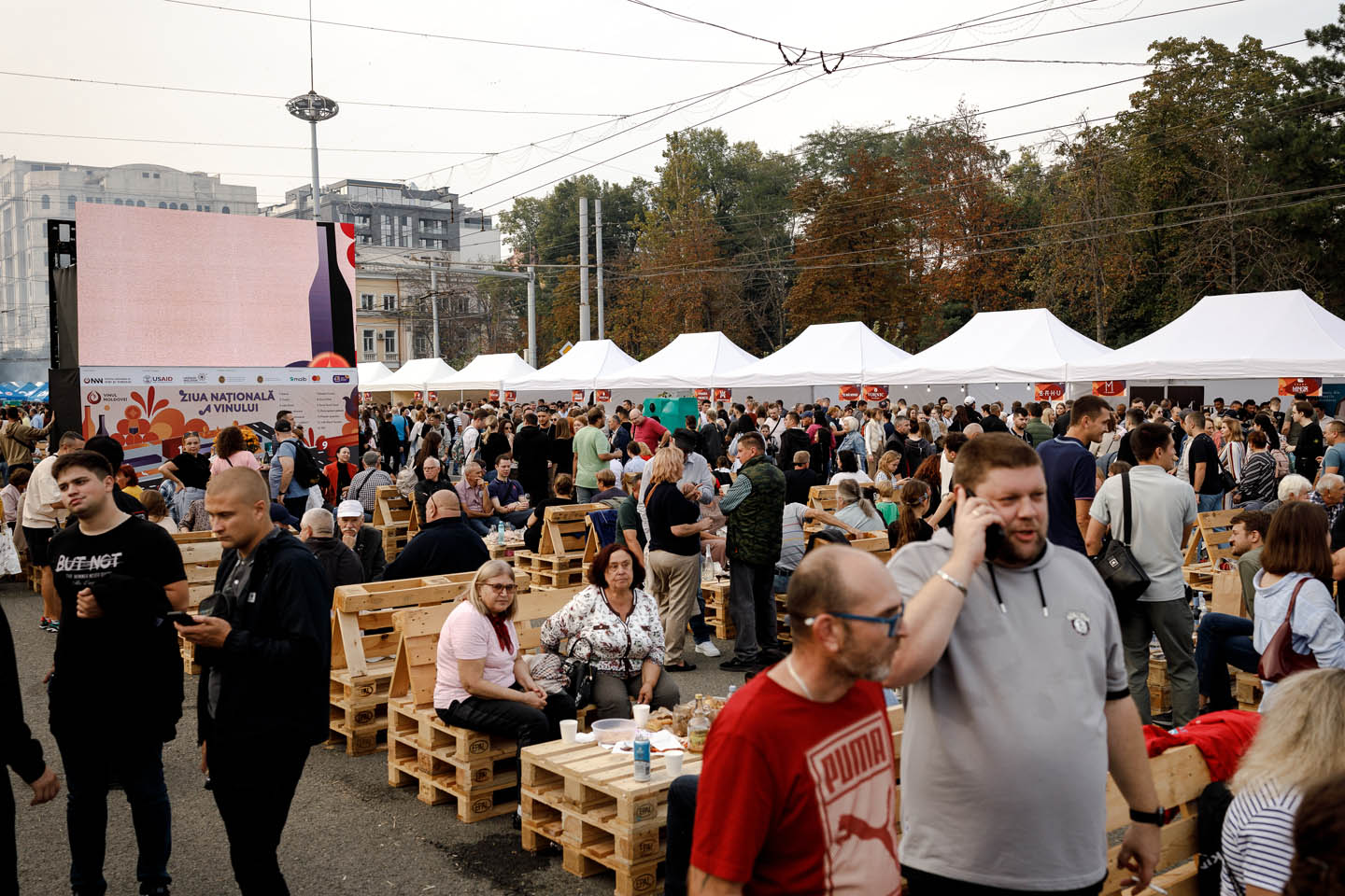 Профессиональный организатор мероприятий MSG: Национальный день вина 2024 на Площади Великого Национального Собрания, бесплатный вход, Taster's Card 250 лей, осенний праздник в Молдове.