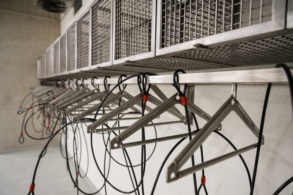 La salle de séchage de l'UZ Gent