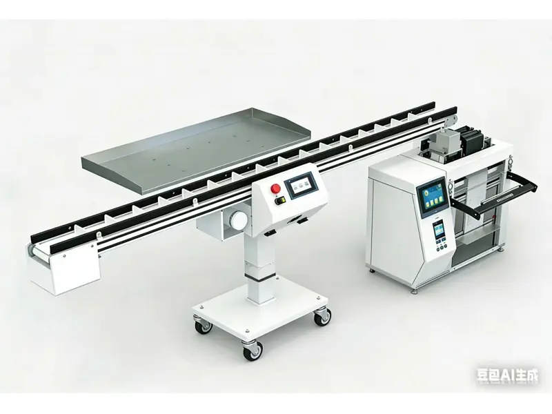 SEVERN-CC counting conveyor connected to a SEVERN-DT bagging machine