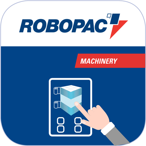 Robopac Masterplat Plus pallet wrapper control panel detail
