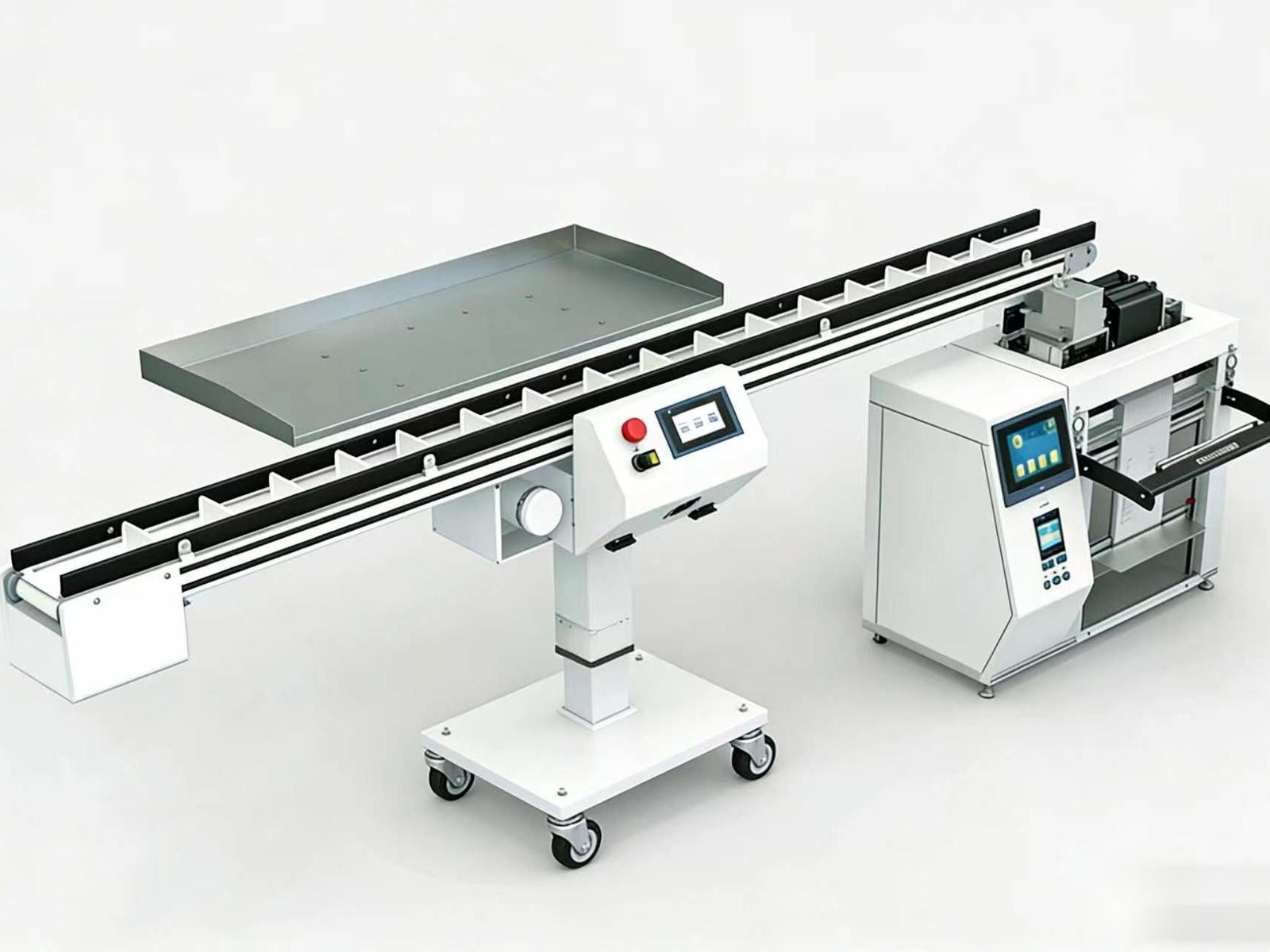 SEVERN-CC counting conveyor system with integrated bagging machine automation options
