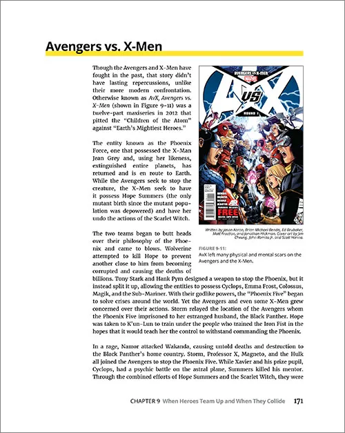 Avengers For Dummies sample page