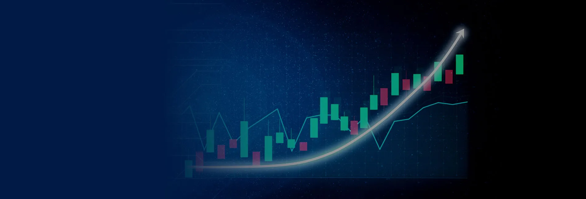 stock chart showing exponential growth