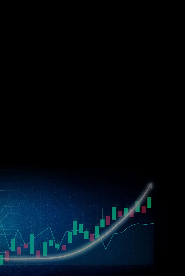 stock chart showing exponential growth