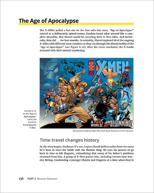 sample page of X-Men For Dummies