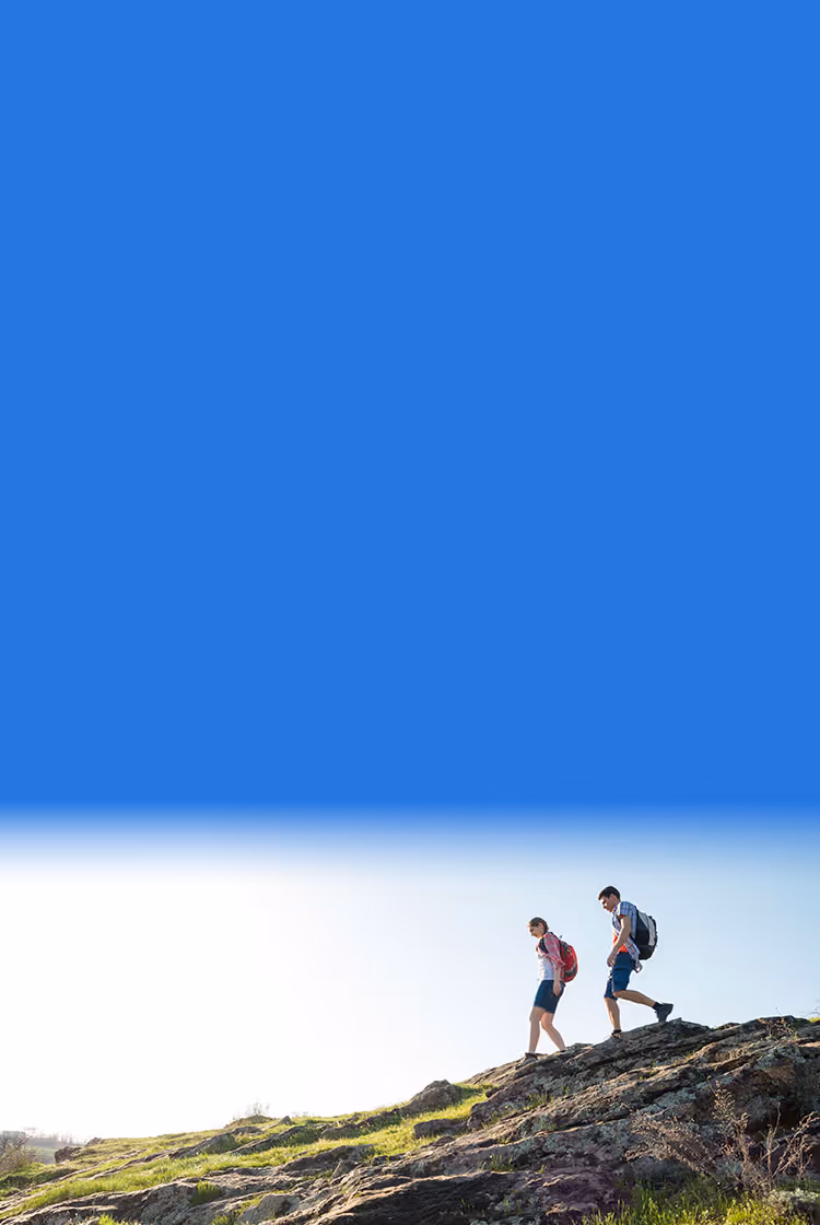 couple going on a hike