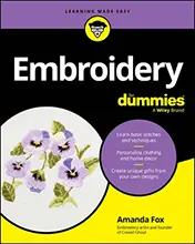 Embroidery For Dummies book cover