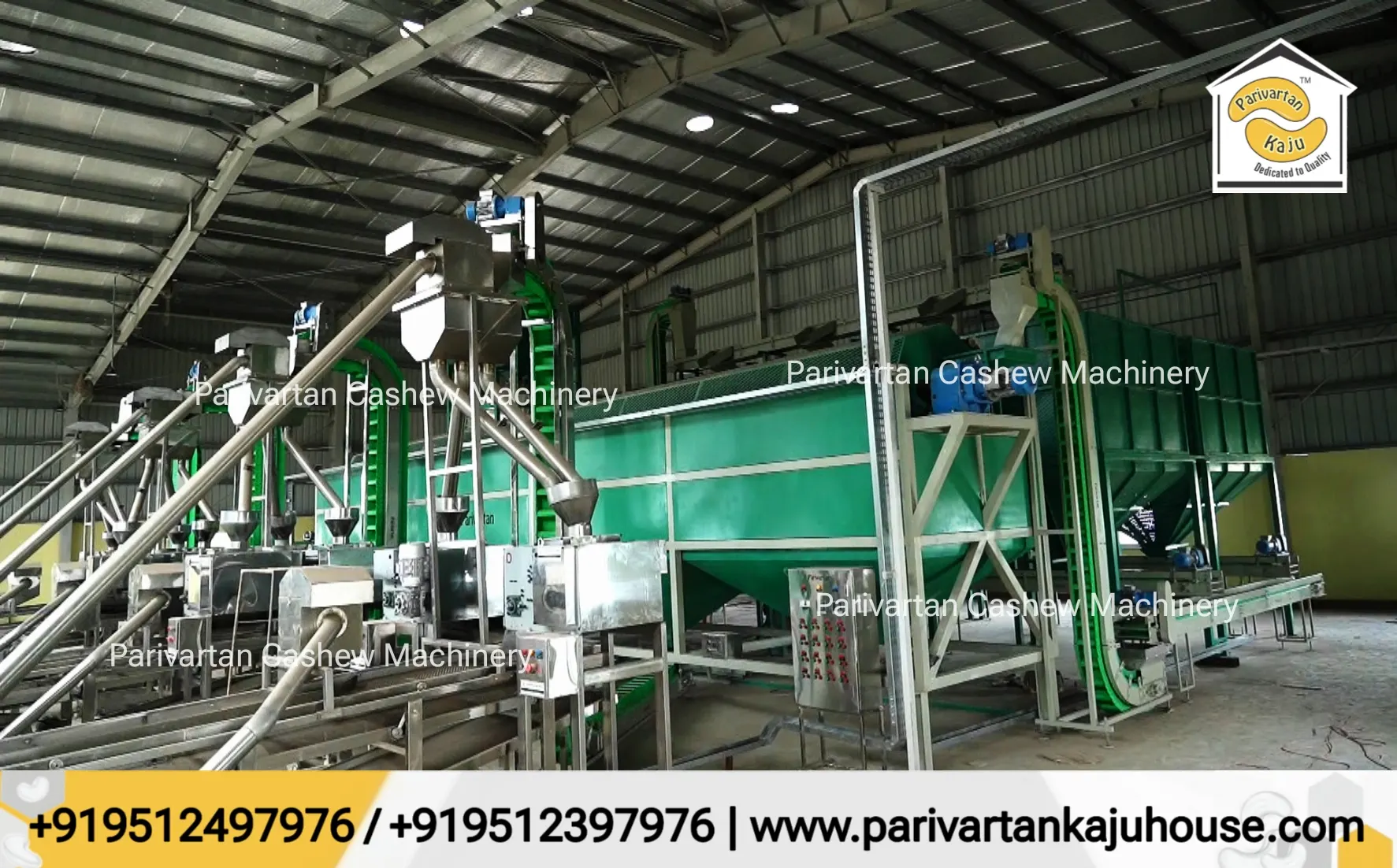 Cashew Processing machinery