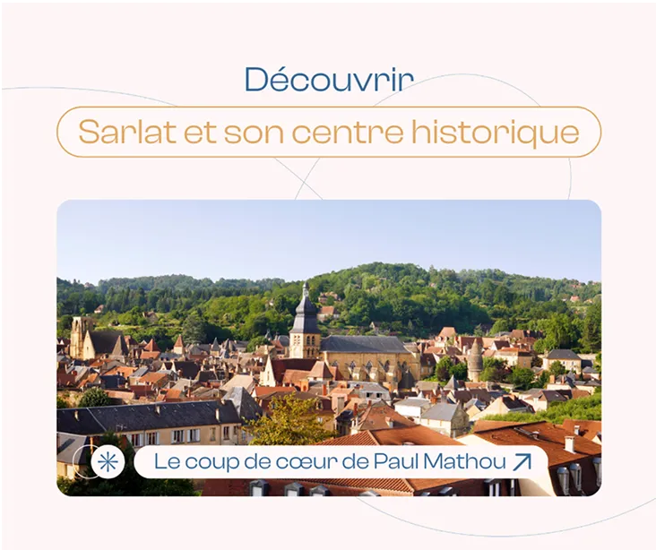 Post réseaux sociaux pour la campagne d'attractivité de la Communauté de Communes de Sarlat Périgord Noir