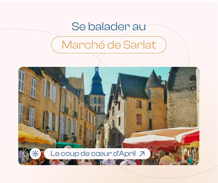 Post réseaux sociaux pour la campagne d'attractivité de la Communauté de Communes de Sarlat Périgord Noir
