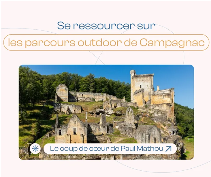 Post réseaux sociaux pour la campagne d'attractivité de la Communauté de Communes de Sarlat Périgord Noir