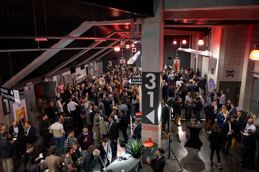 Hall d'entrée de la salle de l'Arena le Palio Périgord