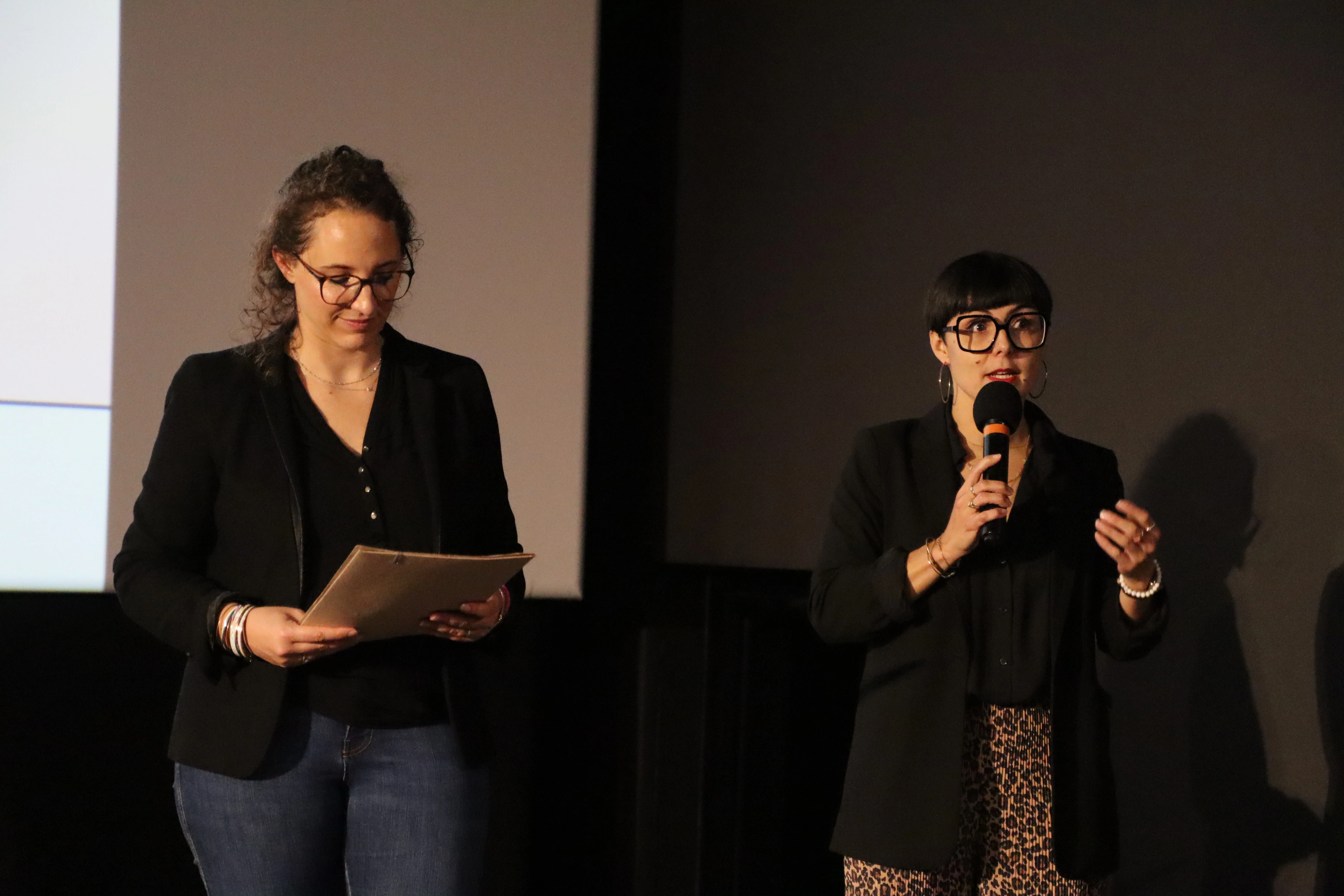 Photo de julie aparicio animant une formation