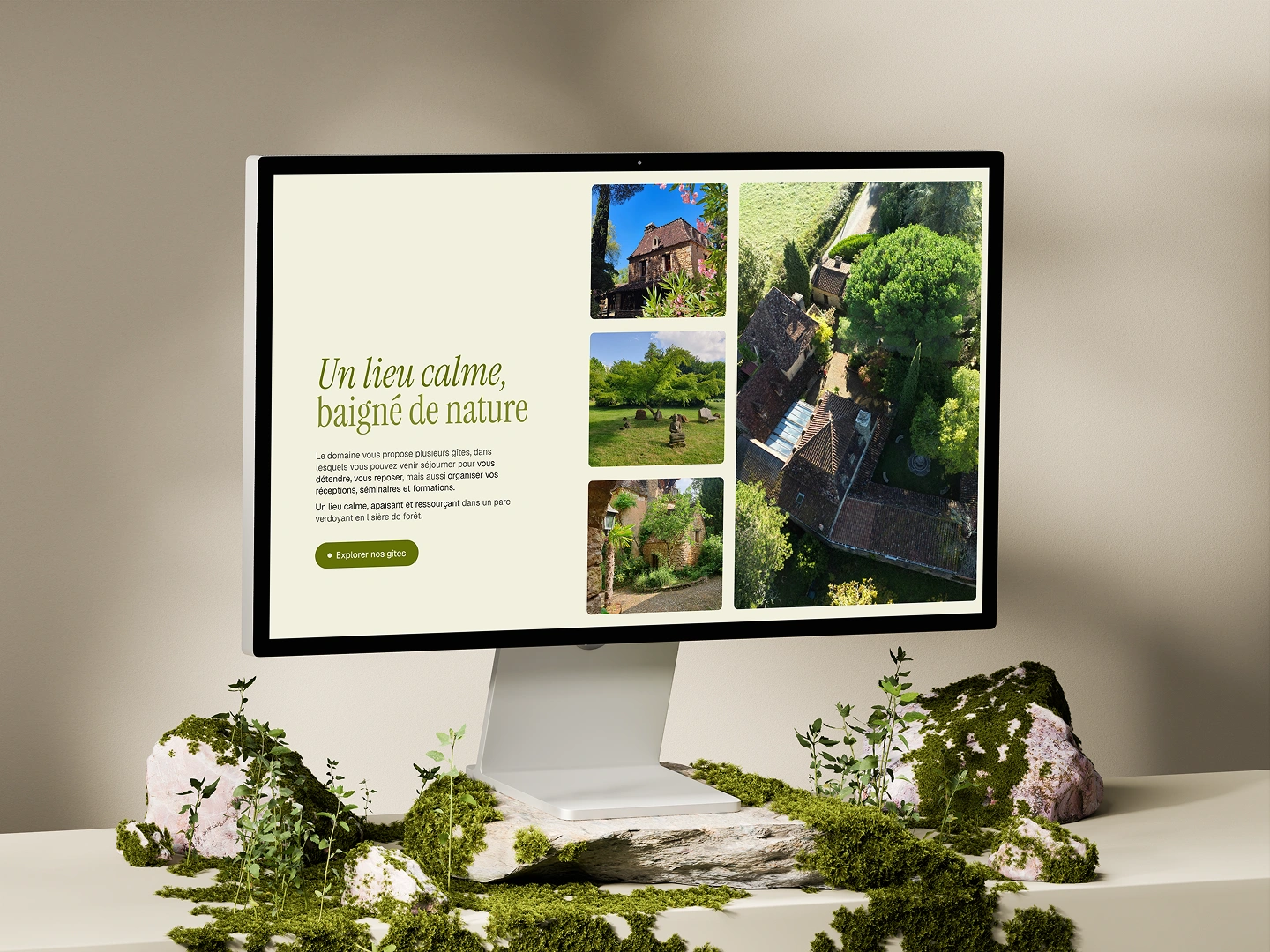 Mockup du site internet du Jardin Chuchotant, créé par Jaéco