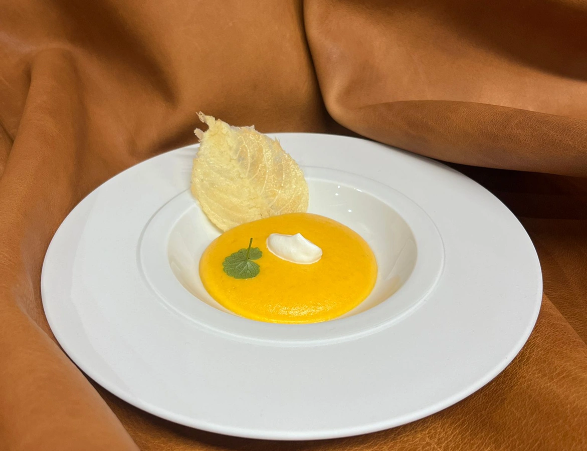 Photographie d'un plat servit au domaine de Richard Lequet