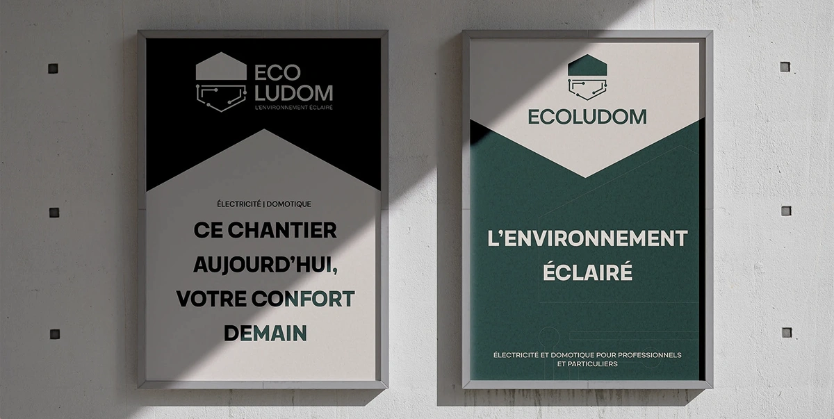 Photographie de 2 affiches d'Ecoludom, créé par Jaéco