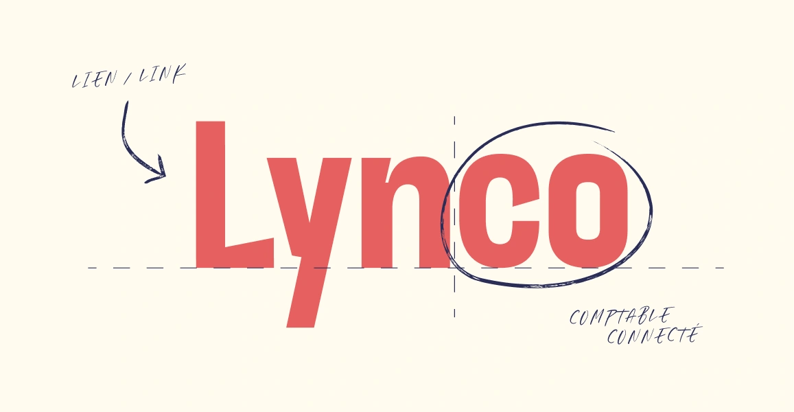 Logo Lynco grand format, créé par Jaéco