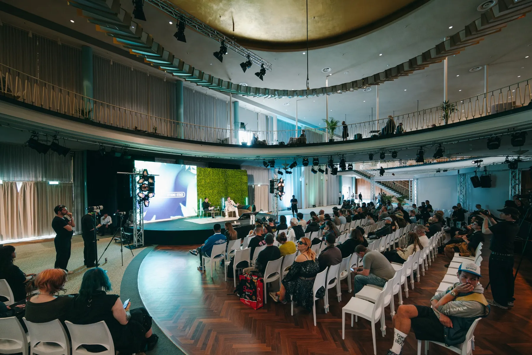 Conference stage at Mary Jane Berlin