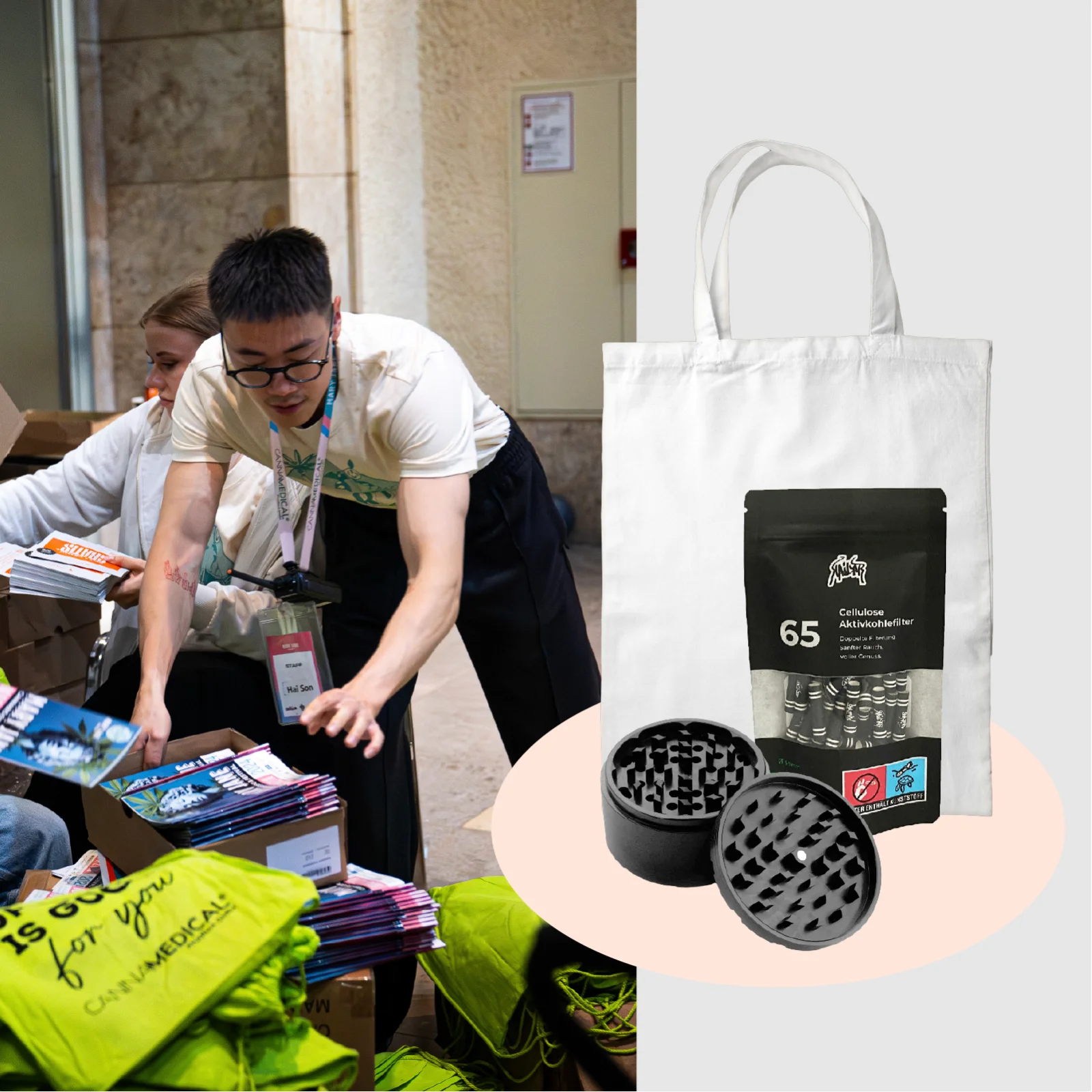 Taschen- und Giveaway-Promotion