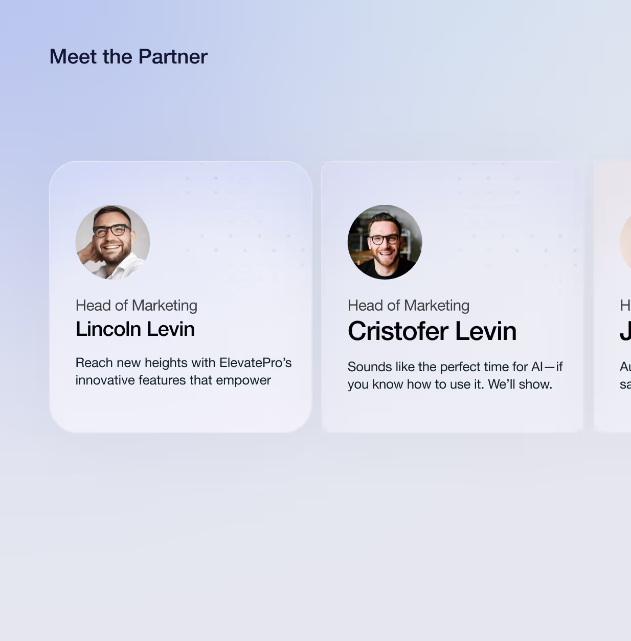 Meet the Partner