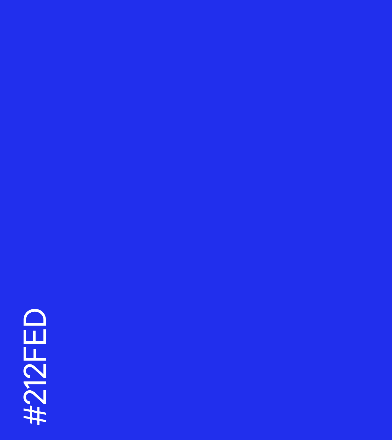 Zephyr color #212FED by ofspace