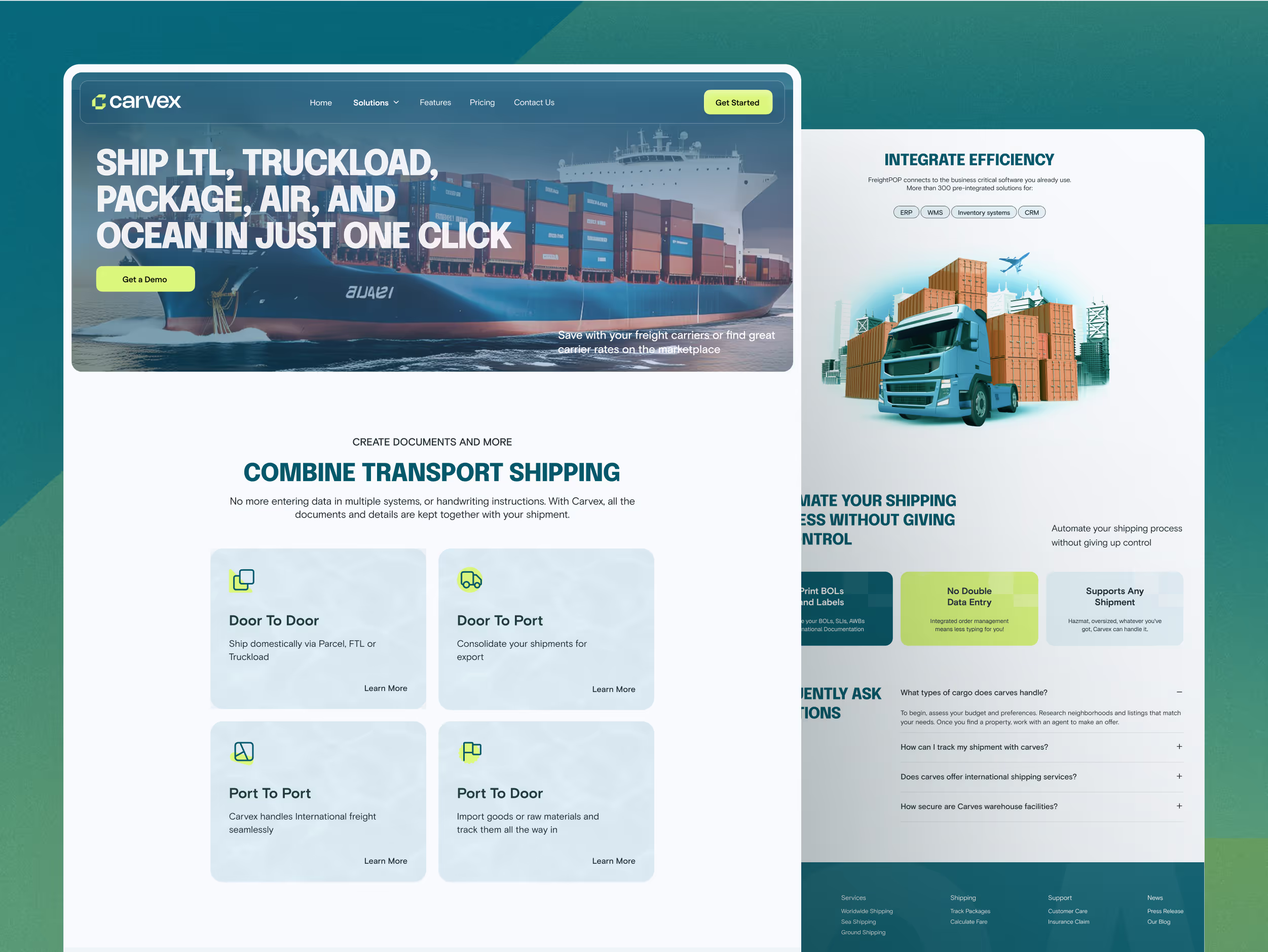 Carvex web site design 02 by ofspace