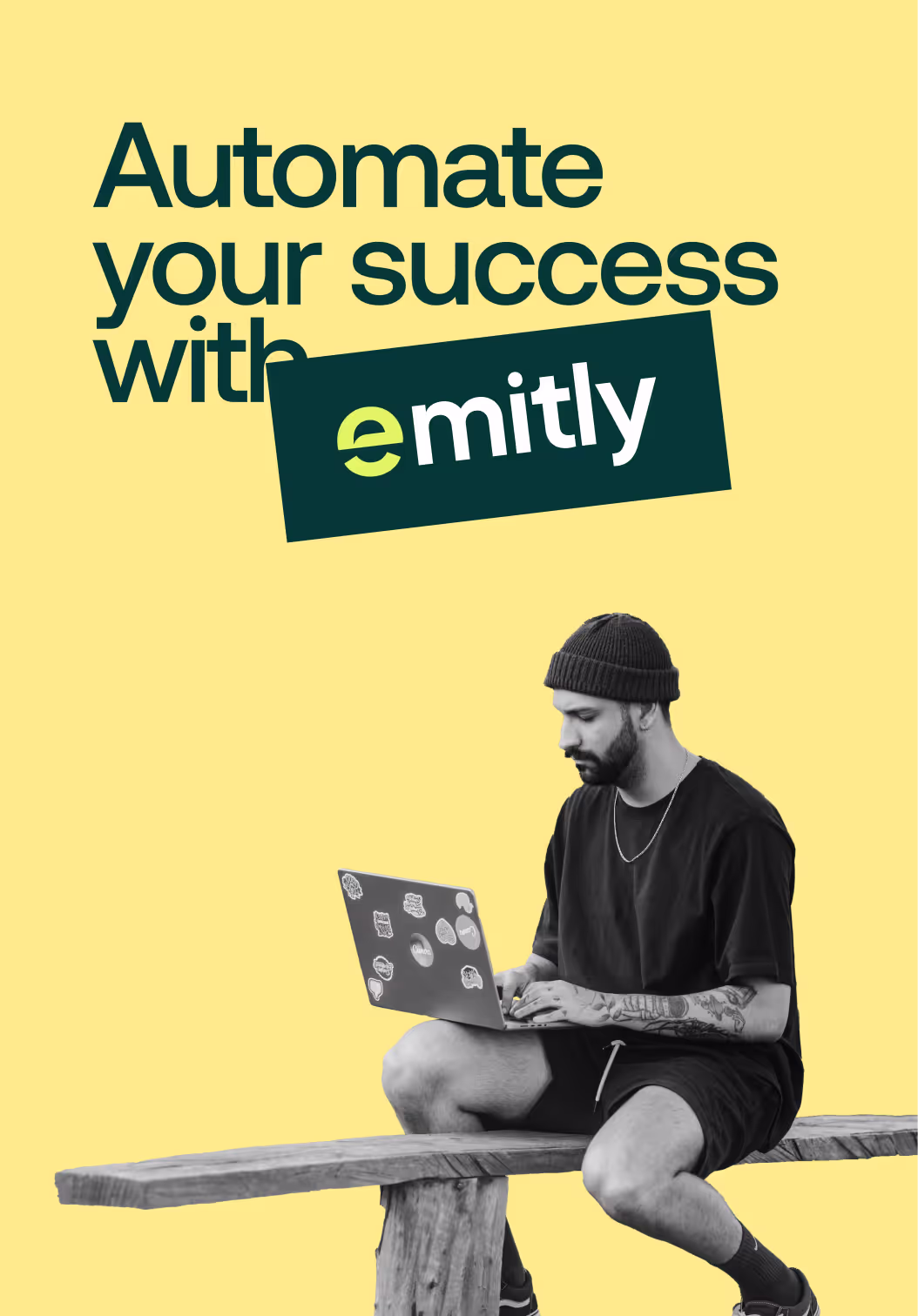 Emitl branding men useing