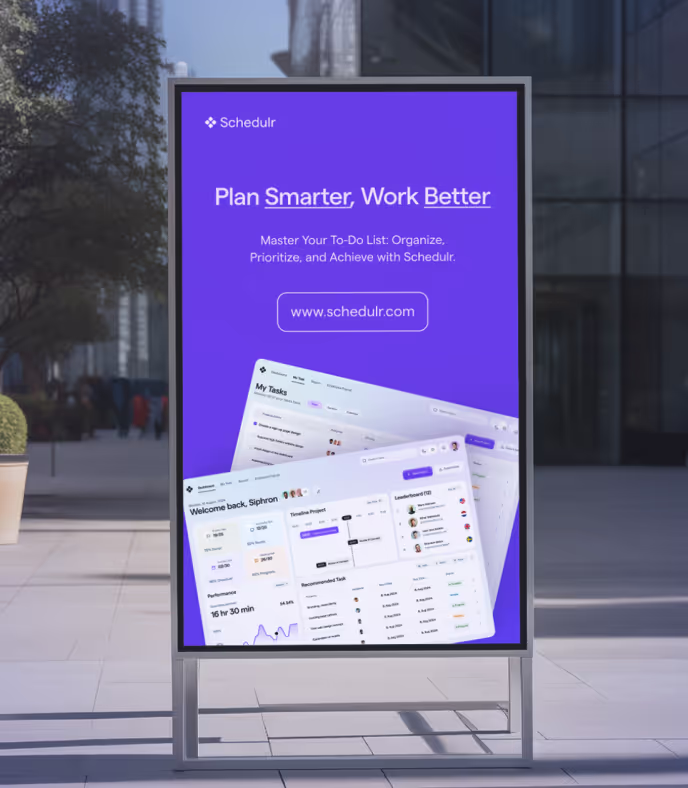 schedulr bill board by ofspace