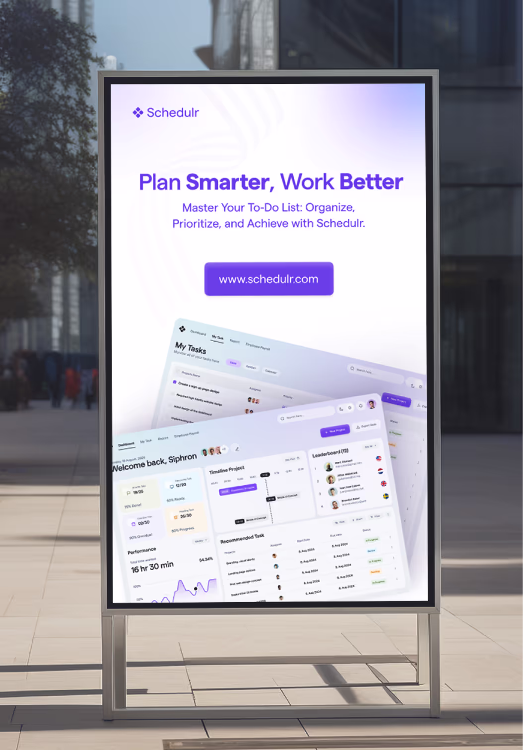 Schedulr bill board 001 by ofspace