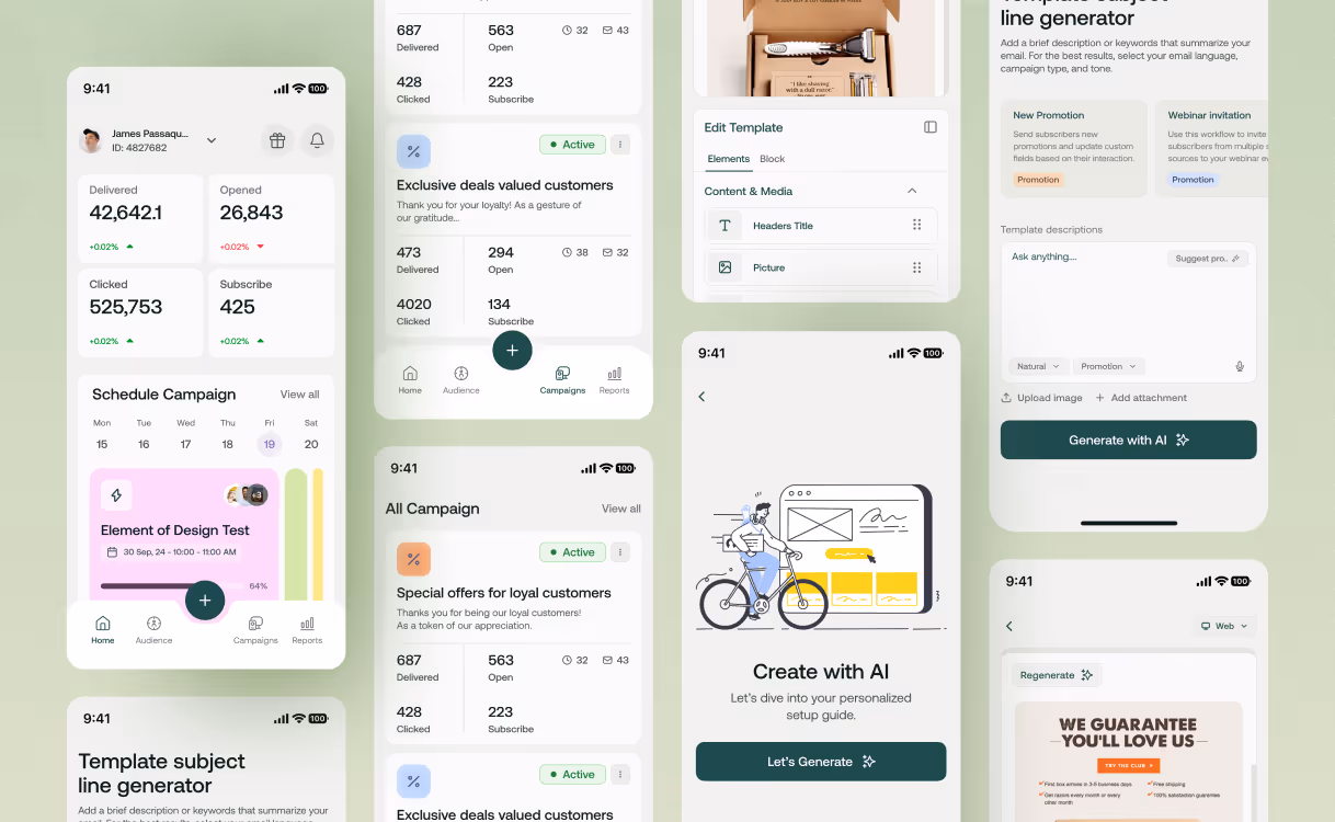 Behance feature project Emitly