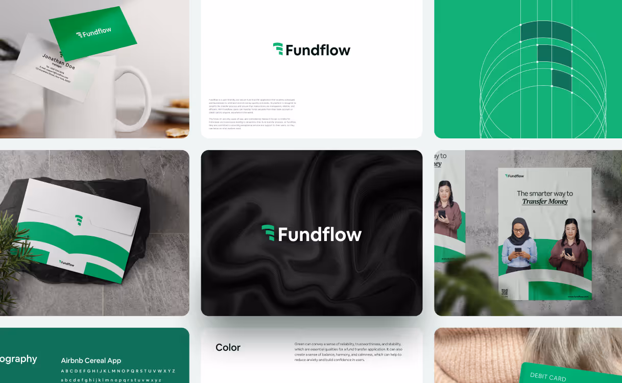 Behance feature project Fundflow