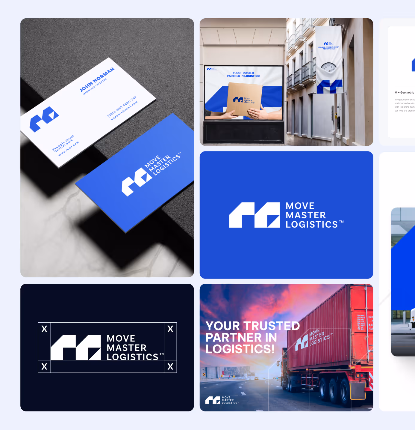 Move master logistics Branding Thumbnail by ofsapce