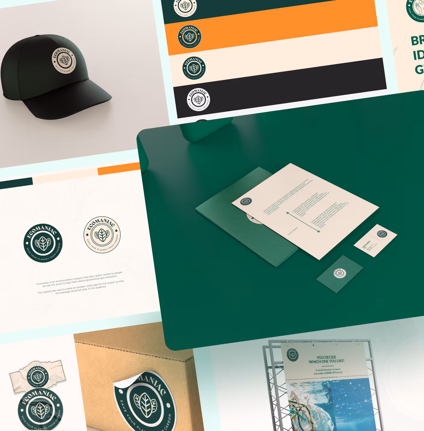 Ecomaniac Branding Thumbnail by ofsapce