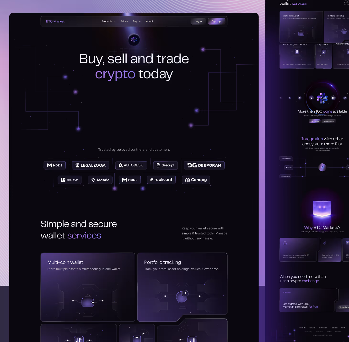Btc market Thumbnail by ofsapce